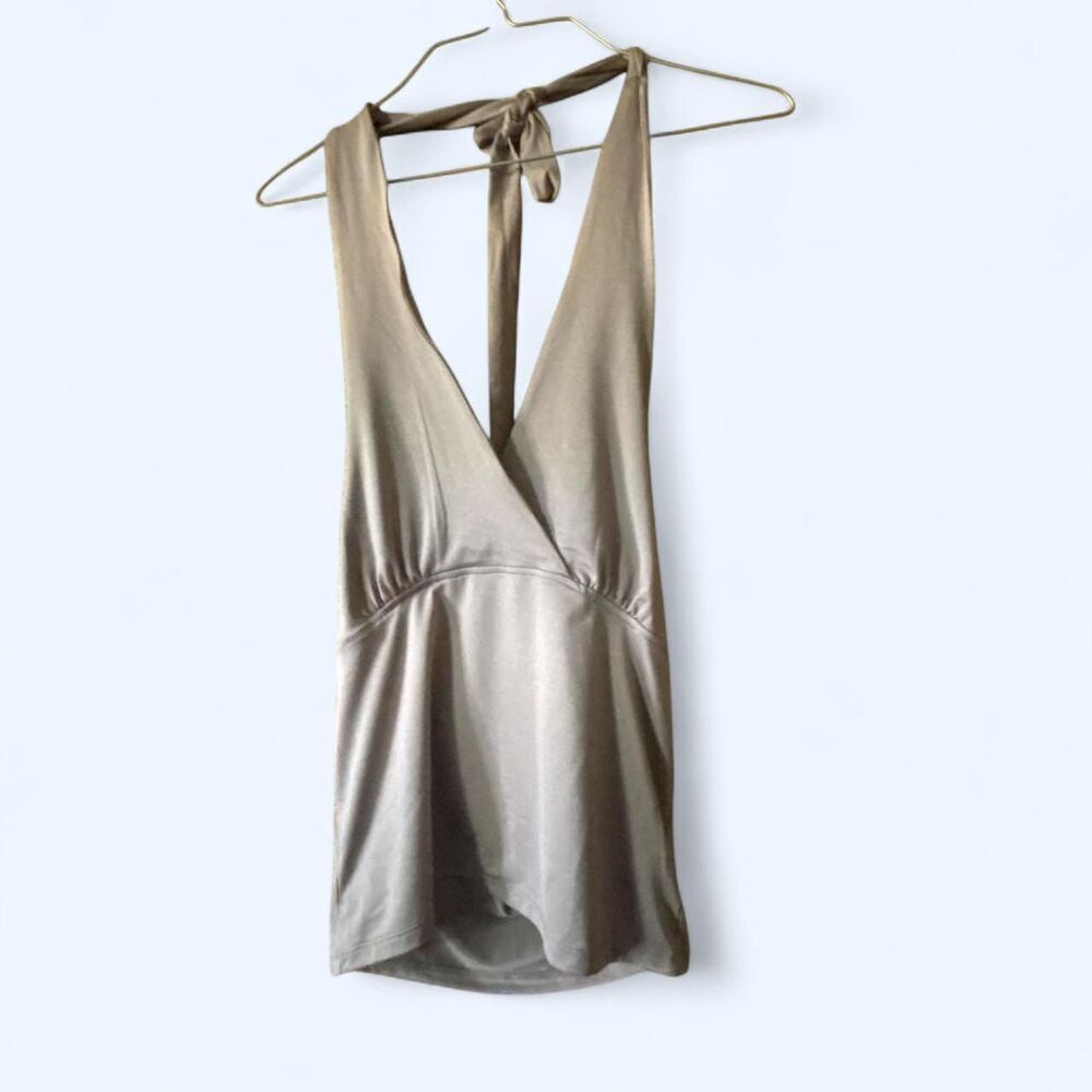 Just-polly Women's Tan and Cream Vest